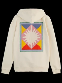 Discount PATCHWORK APPLIQUE ARTWORK HOODIE Sweatshirts & Hoodies