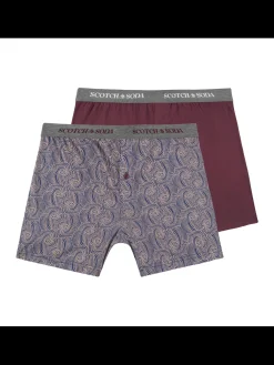 Hot 2PK MENS COTTON MODAL KNIT BOXER BRIEF UNDERWEAR Underwear & Socks