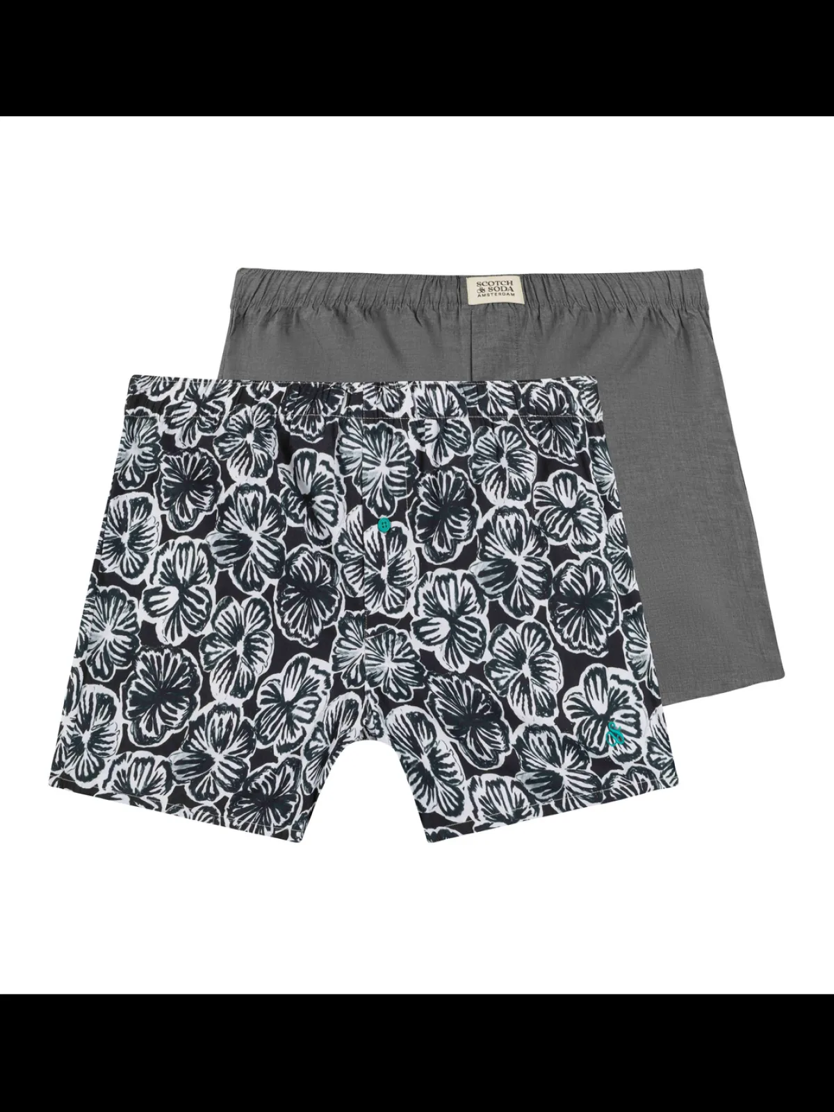 Clearance 2PK MENS COTTON WOVEN BOXER BRIEF UNDERWEAR Underwear & Socks