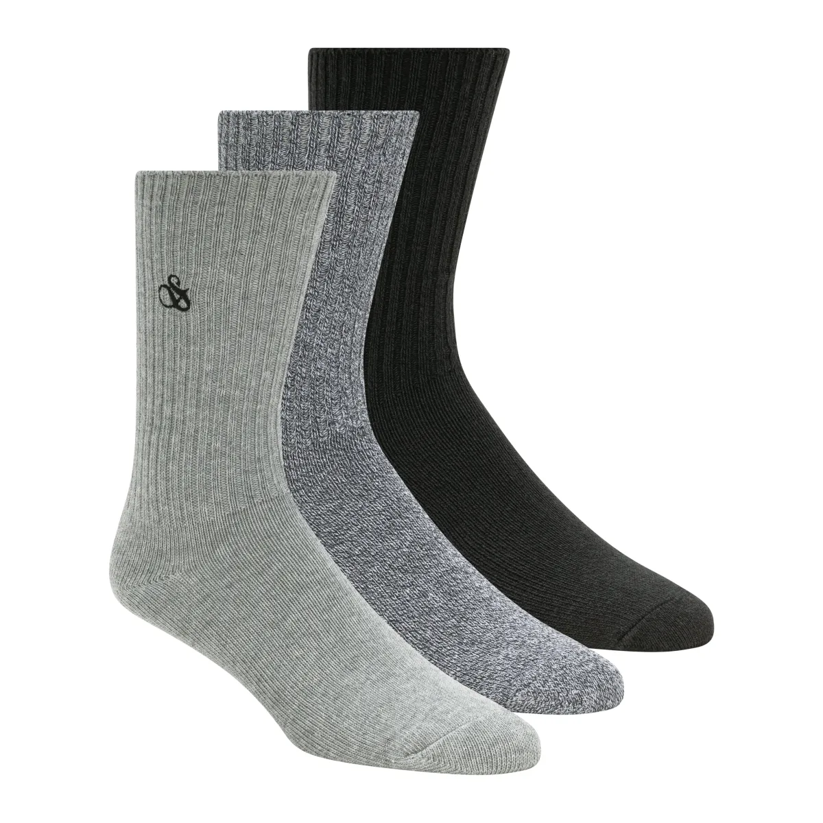Online 3PK MENS NON TERRY CREW Underwear & Socks