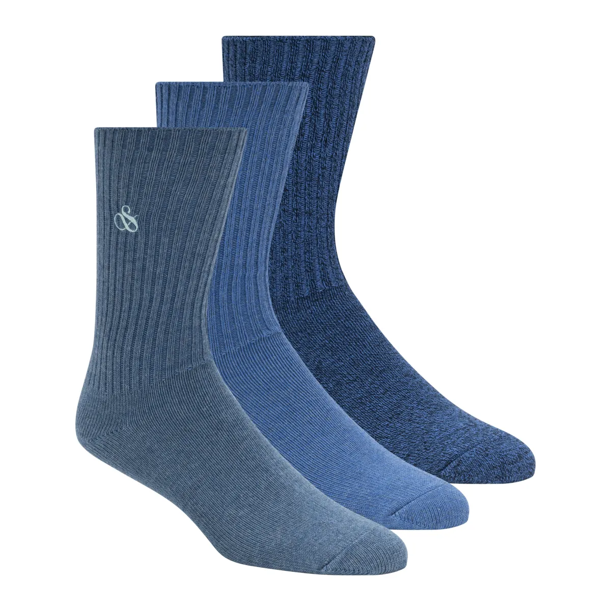 Online 3PK MENS NON TERRY CREW Underwear & Socks