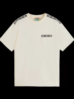 Sale Placed embroidery t-shirt T-shirts & Polo Shirts