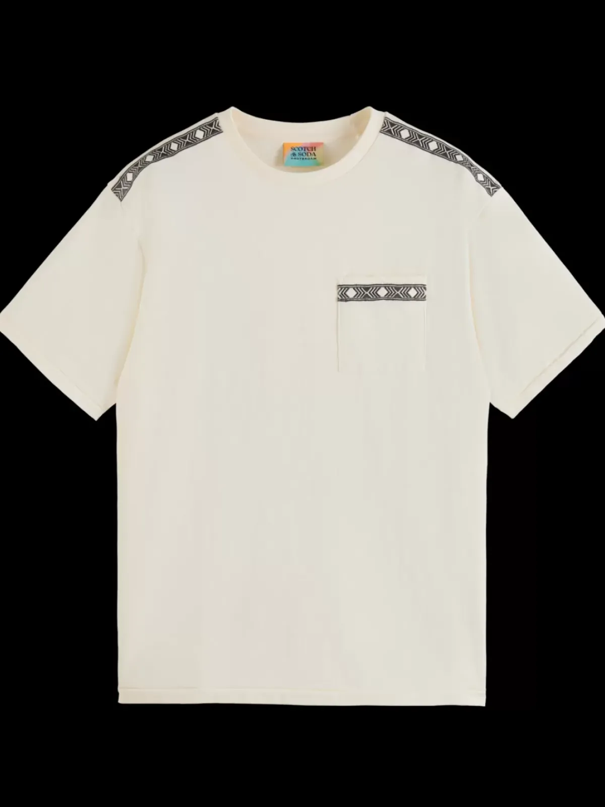Sale Placed embroidery t-shirt T-shirts & Polo Shirts