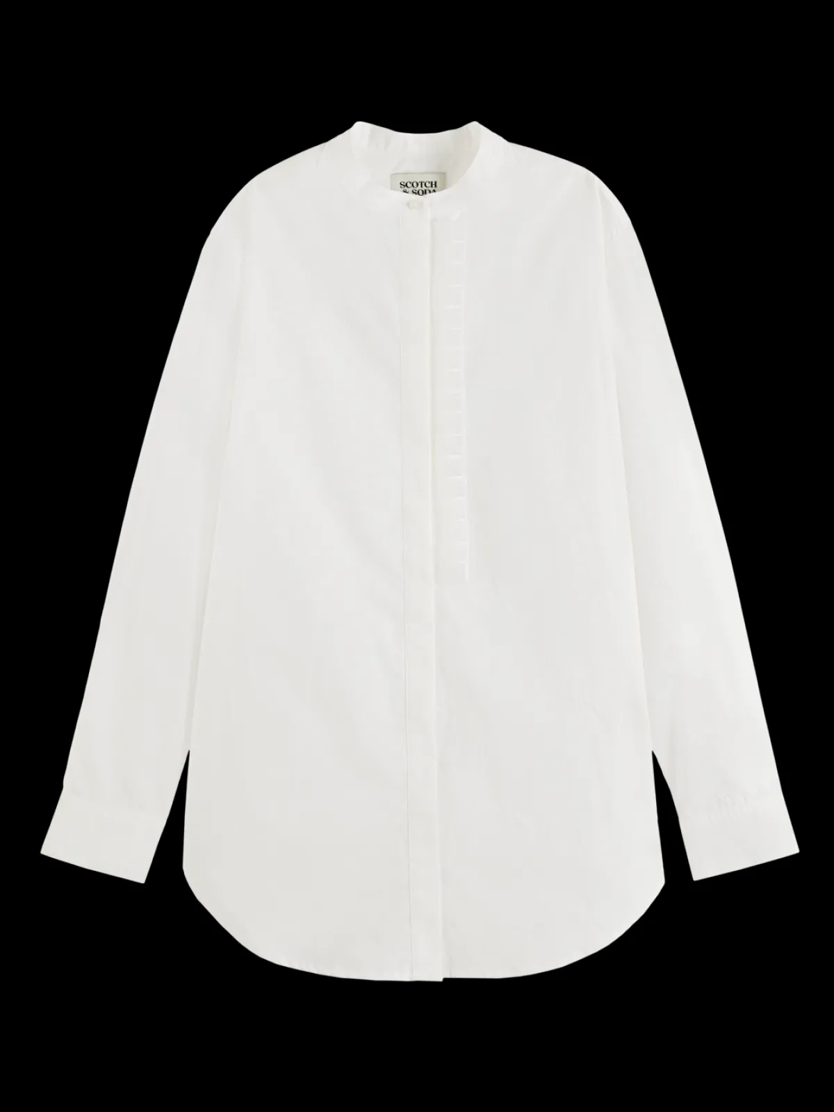 Outlet PLACKET RUFFLE SHIRT Women Blouses & Shirts