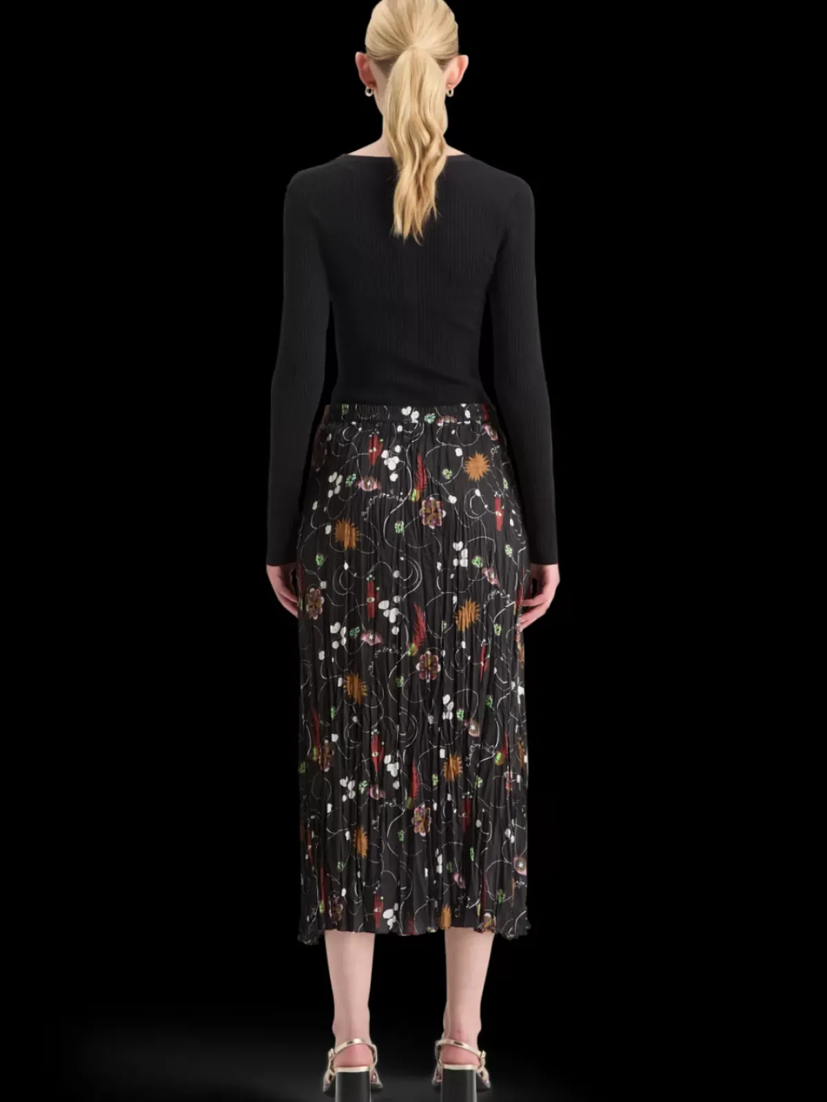 Best PLEATED CRINKLE SKIRT Women Skirts & Shorts