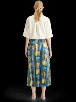 Outlet PLEATED PRINTED SKIRT EMBASSY OF THE FREE MIND PRINT Women Skirts & Shorts