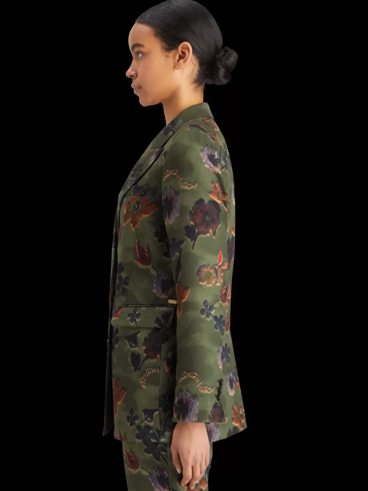 Sale Poetry tapestry double breasted blazer Women Blazers
