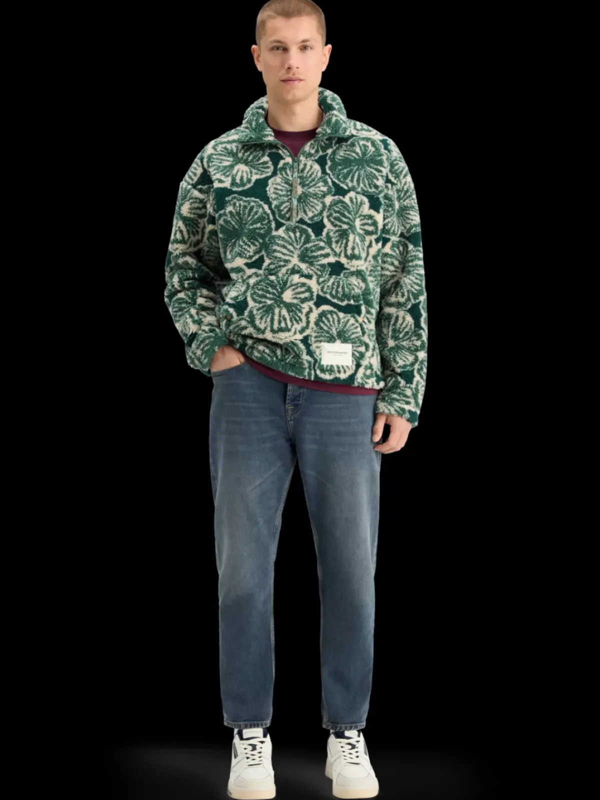 Outlet POLAR FLEECE ZIP SWEATSHIRT Sweatshirts & Hoodies