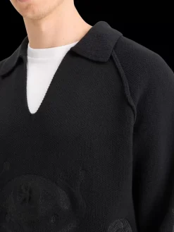 Sale POLO LONG SLEEVES  DROPPED SHOULDER SWEATER Knitwear