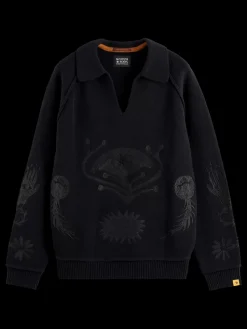 Sale POLO LONG SLEEVES  DROPPED SHOULDER SWEATER Knitwear