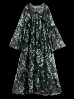 Outlet Printed Fil Coupe Maxi Dress Women Dresses & Jumpsuits