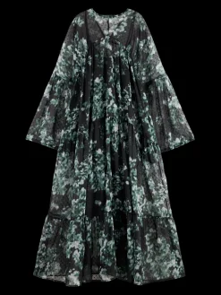 Outlet Printed Fil Coupe Maxi Dress Women Dresses & Jumpsuits