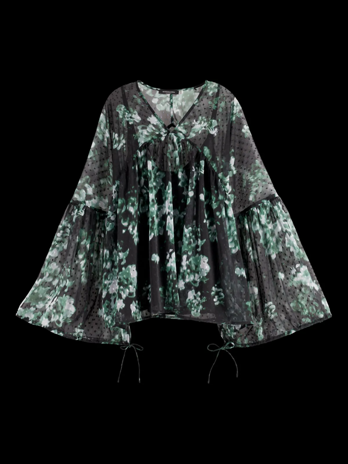 Discount Printed Fil Coupe Top Women Blouses & Shirts