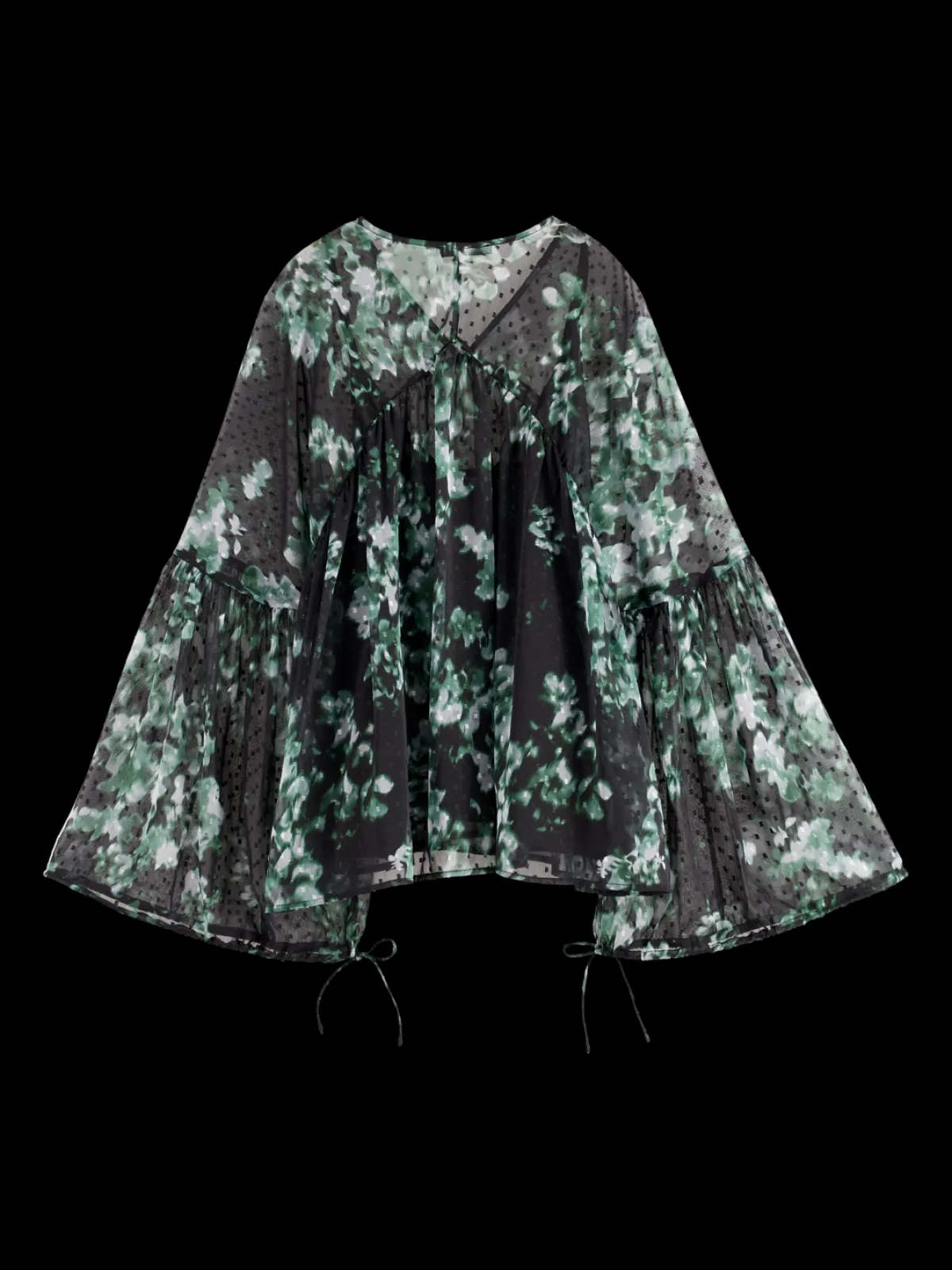 Discount Printed Fil Coupe Top Women Blouses & Shirts