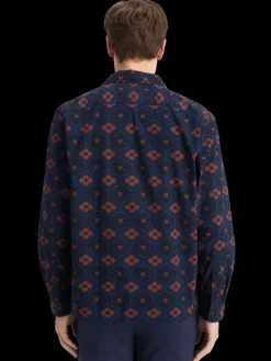Clearance Printed seersucker shirt Shirts