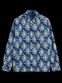 Clearance Printed seersucker shirt Shirts