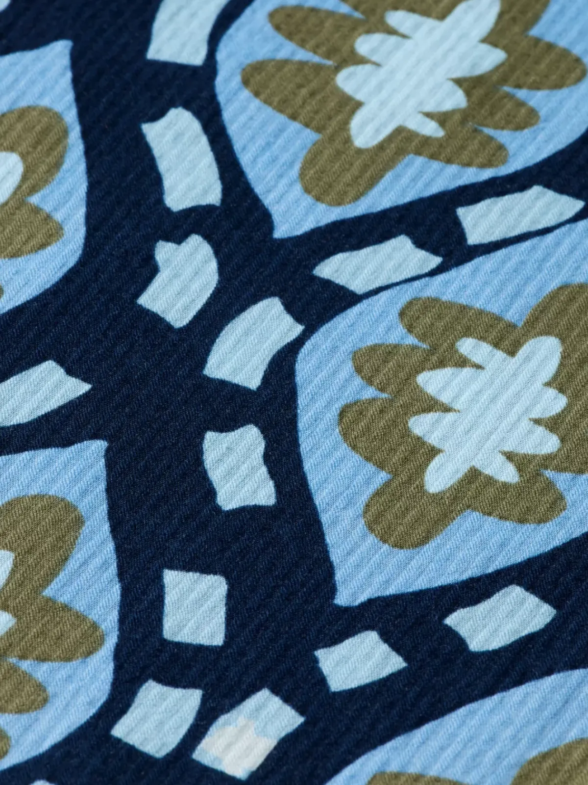 Clearance Printed seersucker shirt Shirts