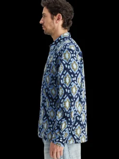 Clearance Printed seersucker shirt Shirts
