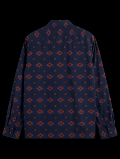 Clearance Printed seersucker shirt Shirts