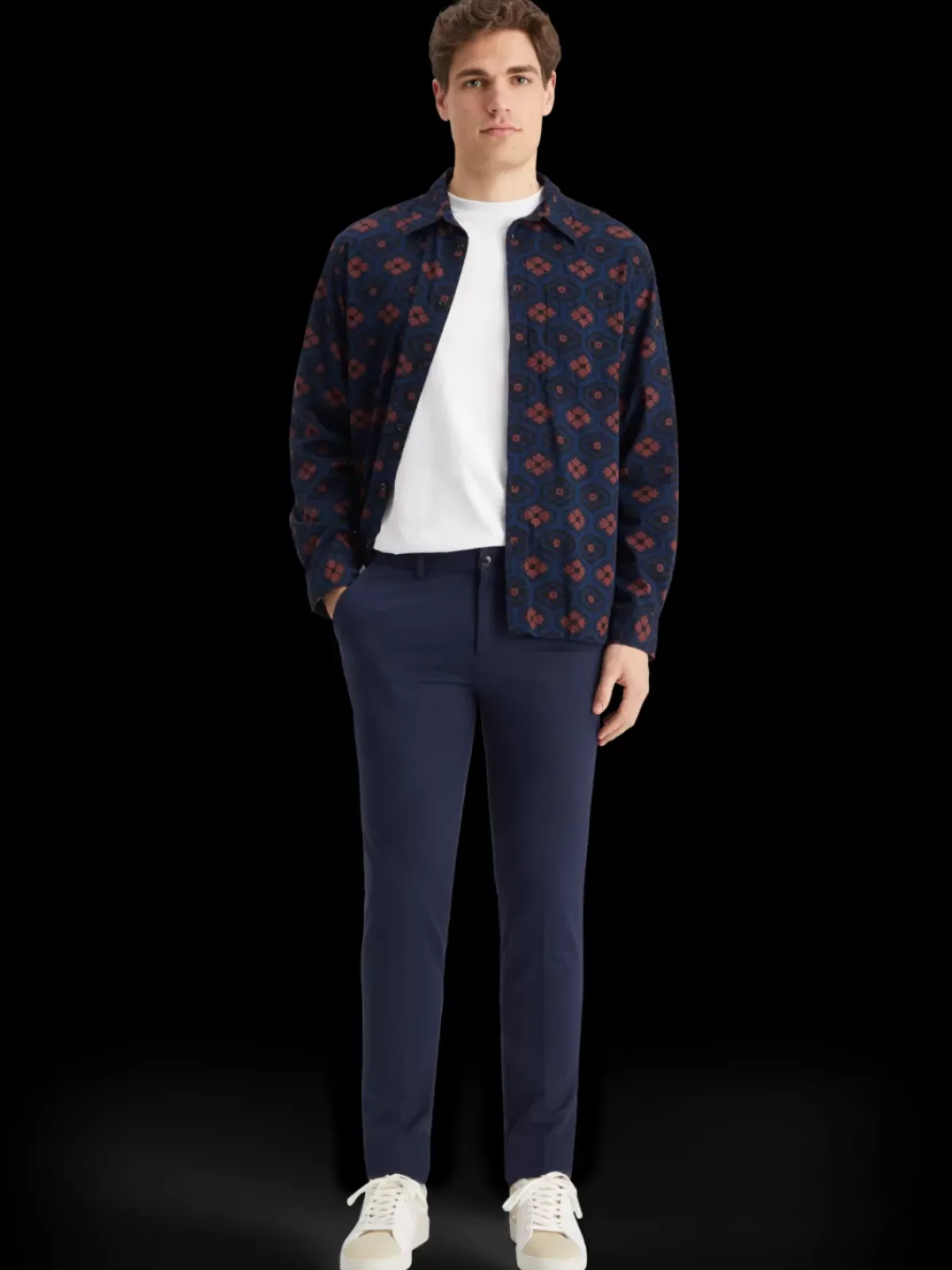 Clearance Printed seersucker shirt Shirts