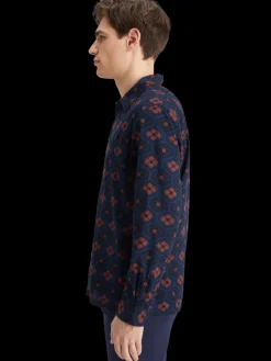 Clearance Printed seersucker shirt Shirts