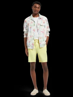 Best Printed tencel-hemp blouson Jackets & Coats