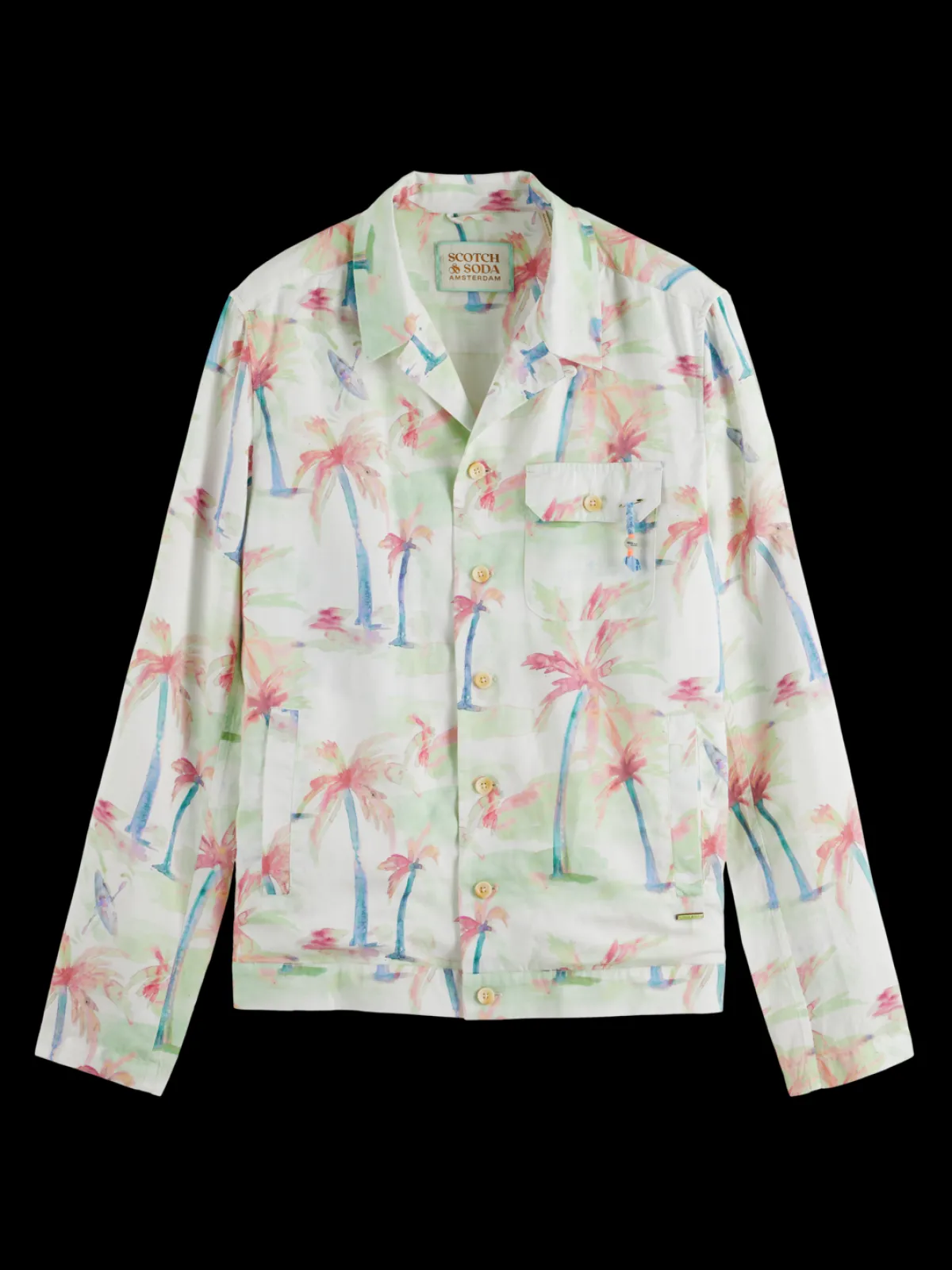 Best Printed tencel-hemp blouson Jackets & Coats