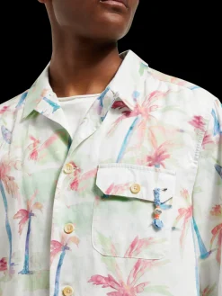 Best Printed tencel-hemp blouson Jackets & Coats