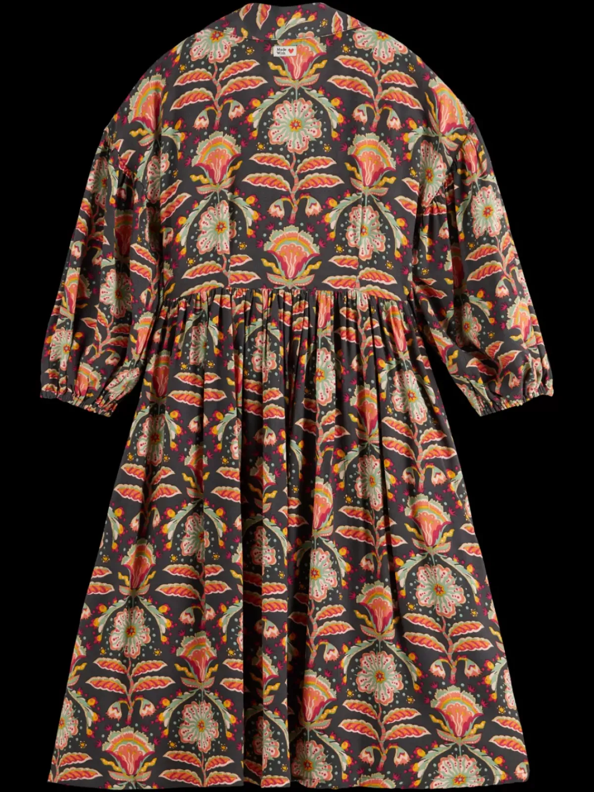 Online PRINTED VISCOSE MIDI DRESS Kids Dresses & Jumpsuits