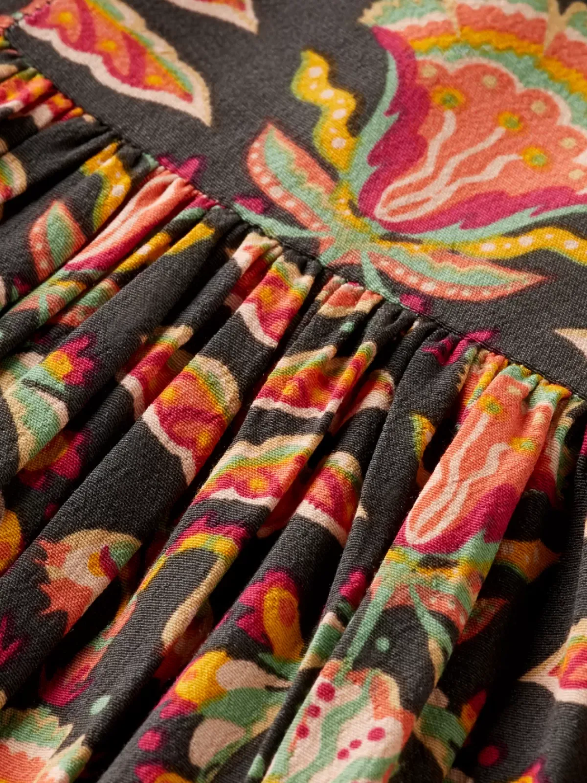 Online PRINTED VISCOSE MIDI DRESS Kids Dresses & Jumpsuits