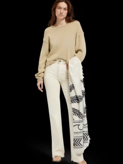 Outlet Pullover with rolled edges Women Knitwear