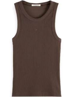 Discount RACER RIB TANK Women Tops & T-shirts