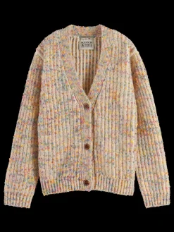 Outlet RAINBOW YARN CARDIGAN Kids Knitwear