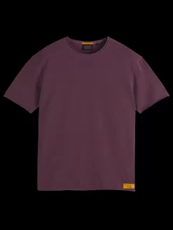 Hot RAW EDGE GARMENT DYE T-SHIRT T-shirts & Polo Shirts