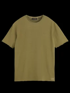 Hot RAW EDGE GARMENT DYE T-SHIRT T-shirts & Polo Shirts