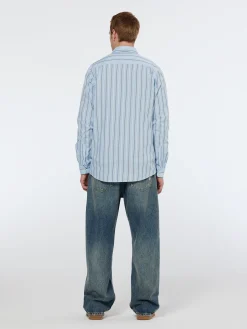 Fashion Regular fit dobby stripe shirt Shirts