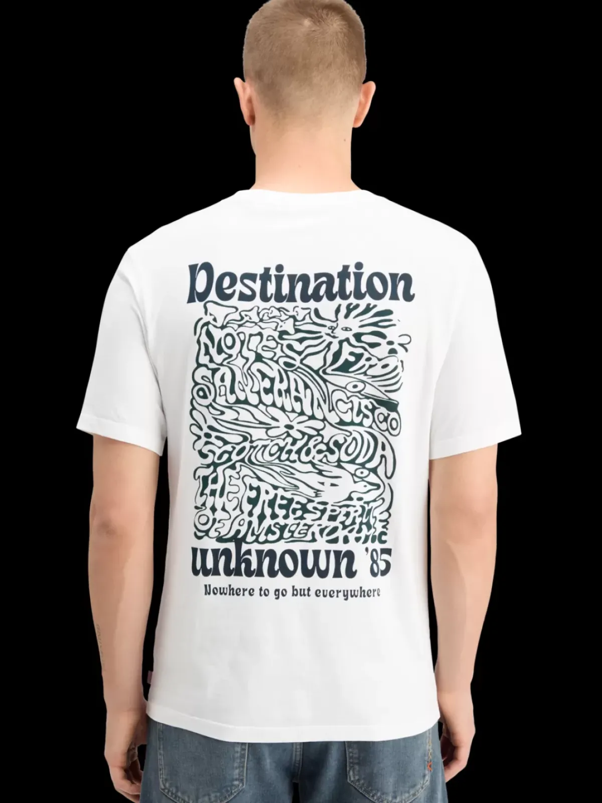 Fashion REGULAR FIT FRONT BACK ARTWORK T-SHIRT T-shirts & Polo Shirts