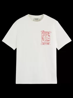 Online Regular fit front chest artwork t-shirt T-shirts & Polo Shirts