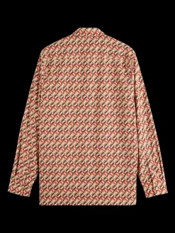 Fashion Regular fit geo-print shirt Shirts