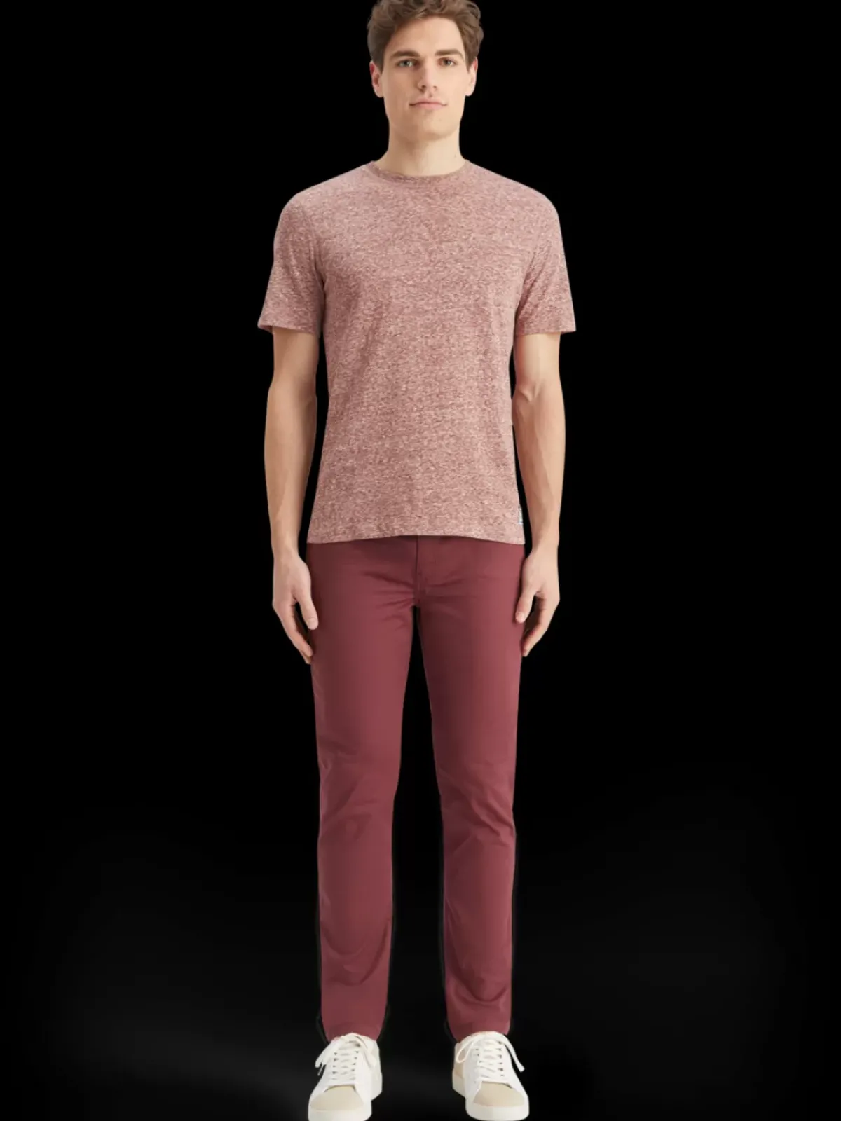 Clearance Regular fit melange t-shirt T-shirts & Polo Shirts