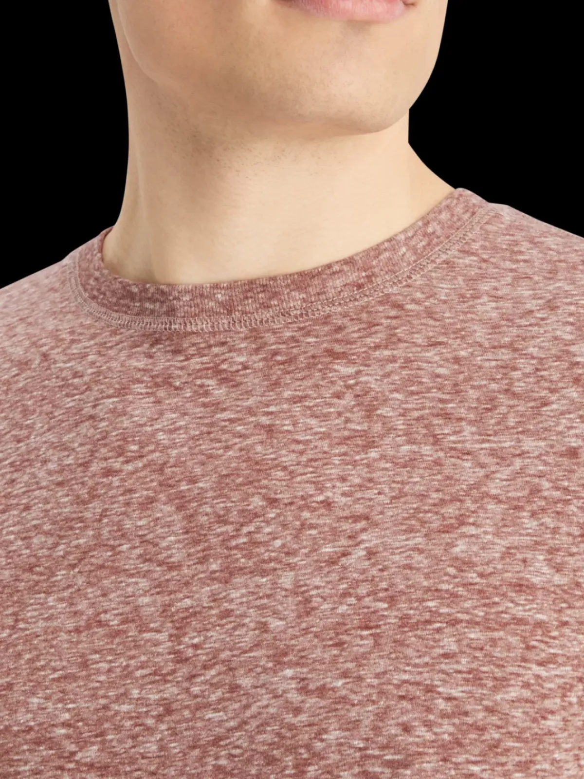 Clearance Regular fit melange t-shirt T-shirts & Polo Shirts