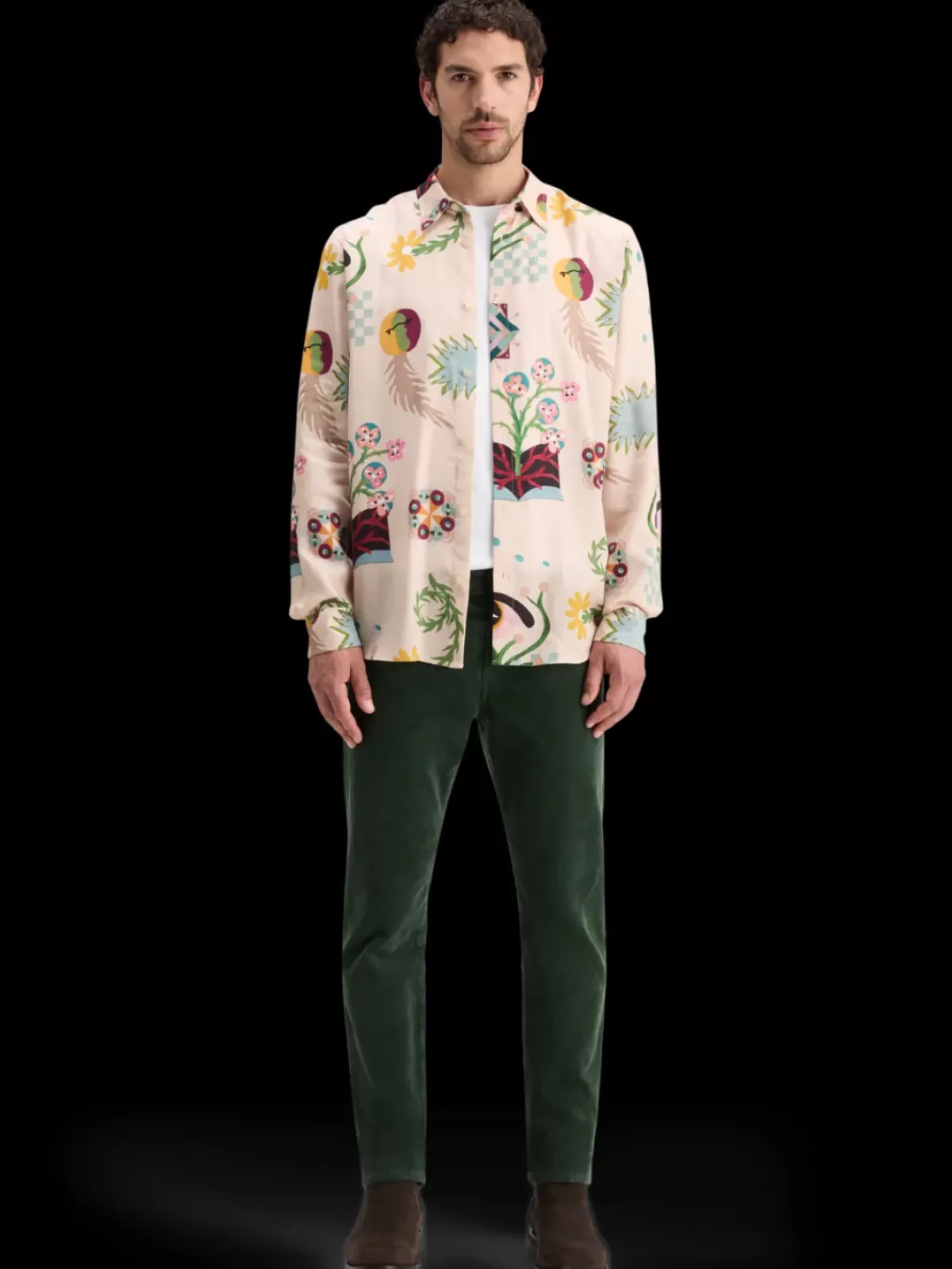 Clearance REGULAR FIT MID SHINE AOP SHIRT Shirts