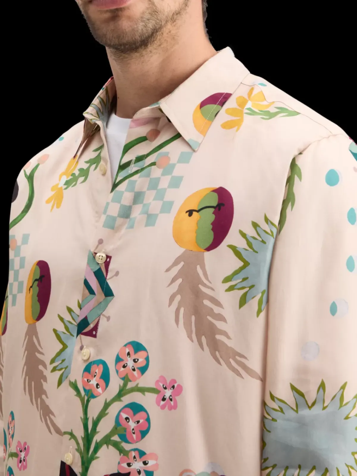 Clearance REGULAR FIT MID SHINE AOP SHIRT Shirts