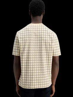 New Regular fit mini all over print t-shirt T-shirts & Polo Shirts
