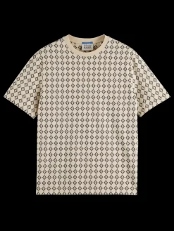 New Regular fit mini all over print t-shirt T-shirts & Polo Shirts
