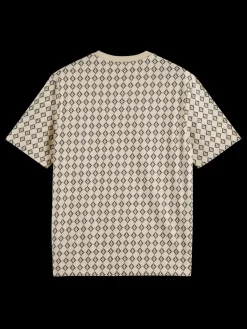 New Regular fit mini all over print t-shirt T-shirts & Polo Shirts