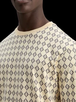 New Regular fit mini all over print t-shirt T-shirts & Polo Shirts