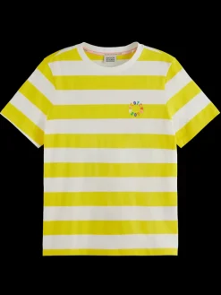 Fashion REGULAR FIT STRIPED ORGANIC COTTON T-SHIRT Women Tops & T-shirts