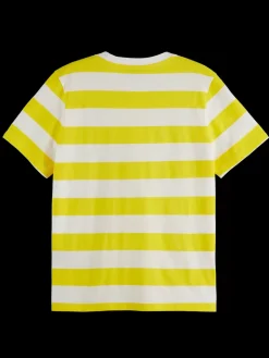 Fashion REGULAR FIT STRIPED ORGANIC COTTON T-SHIRT Women Tops & T-shirts