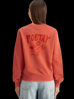 Best Regular fit sweatshirt with front and back artwork Women Sweatshirts & Hoodies